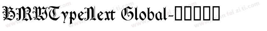 BMWTypeNext Global字体转换